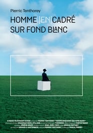 Homme encadr sur fond blanc' Poster