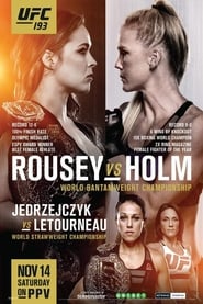 UFC 193 Rousey vs Holm' Poster