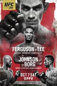 UFC 216 Ferguson vs Lee' Poster