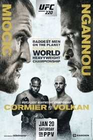 UFC 220 Miocic vs Ngannou' Poster