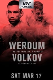 UFC Fight Night Werdum vs Volkov' Poster