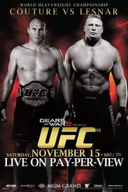 UFC 91 Couture vs Lesnar' Poster
