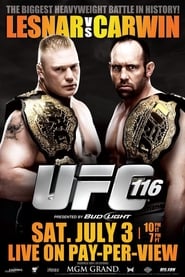 UFC 116 Lesnar vs Carwin' Poster
