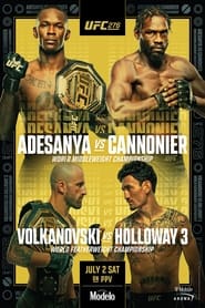 UFC 276 Adesanya vs Cannonier' Poster