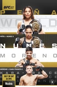 UFC 277 Pea vs Nunes 2' Poster