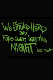 TMNT We Strike Hard and Fade Away Into the Night' Poster