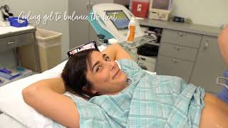Elysia Rotaru  Receiving Dr Newmans Thermismooth Treatment