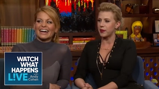 Fuller House Girls Dish On John Stamos Bob Saget And Dave Coulier  WWHL