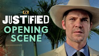 Raylan Takes Down a Mobster   Scene  Justified  FX