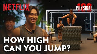 Just how high can the contestants humanly jump  Physical 100 Ep 5 ENG SUB