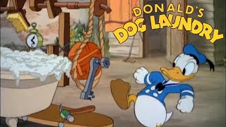Donalds Dog Laundry 1940 Disney Donald Duck  Cartoon Short Film  Pluto