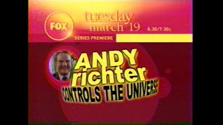 Andy Richter Controls the Universe Series Premiere Promo Spot