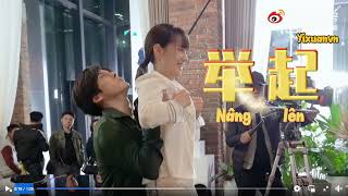 ENGLISH SUB Wei ZheMing lifted Hu YiXuan up Unforgettable Love  Behind The Scenes