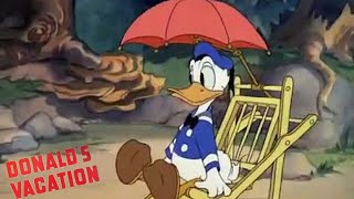 Donalds Vacation 1940 Disney Donald Duck Cartoon Short Film