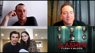 SLASHERFLESH  BLOOD Cast Discusses Finale SPOILERS AJ Simmons Sydney Meyer Alex Ozerov 