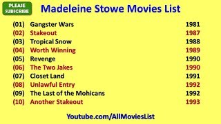 Madeleine Stowe Movies List