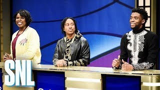 Black Jeopardy with Chadwick Boseman  SNL