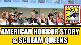 American Horror Story Hotel  Scream Queens Comic Con Panel