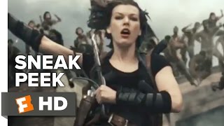 Resident Evil The Final Chapter Official Sneak Peek 1 2017  Milla Jovovich Movie