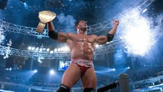 Batista Wins The World Heavyweight Championship WrestleMania 21