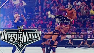 Randy Orton vs Rey Mysterio vs Kurt Angle World Heavyweight Championship Match Wrestlemania 22