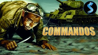Commandos  REMASTERED Full Action War Movie  Lee Van Cleef  Jack Kelly