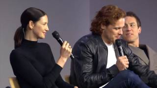 Outlander Cast Interview with Caitriona Balfe Sam Heughan Tobias Menzies and Maril Davis