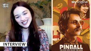 Crystal Reed on Pinball The Man Who Saved the Game that moustache Swamp Thing  Teen Wolf movie