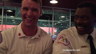 ONE CHICAGO DAY 2018 Jesse Spencer and Eamonn Walker on CHICAGO FIRE