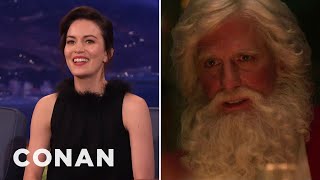 Britt Lower Dated Santa In Man Seeking Woman  CONAN on TBS