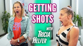 We got VITAMIN INJECTIONS in our CHEEKS  S2E7 with Tricia Helfer and Katee Sackhoff