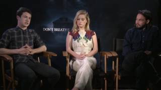 Dont Breathe Daniel Zovatto Jane Levy Dylan Minnette Official Interview  ScreenSlam