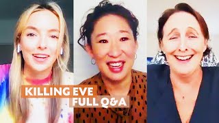 Killing Eve QA with Jodie Comer Sandra Oh Fiona Shaw  More
