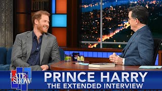 Prince Harry The Duke of Sussex Talks Spare with Stephen Colbert  EXTENDED INTERVIEW