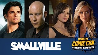 Smallville Interview Tom Welling Michael Rosenbaum Erica Durance Laura Vandervoort  Comic Con