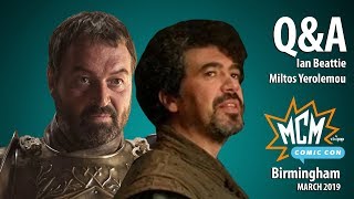 Game of Thrones Meryn Trant  Syrio Forel MCM Birmingham Comic Con 2019