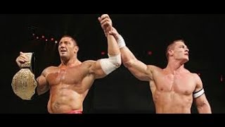 John Cena and Batista Vs Booker T and Finlay WWE Armageddon 2006