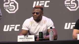 UFC 220 Stipe Miocic vs Francis Ngannou Press Conference