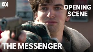 Opening scene Ed Kennedy stops a robbery  The Messenger  ABC TV  iview