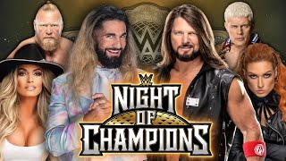WWE Night Of Champions 2023 Predictions
