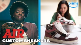 Custom Sneakers Created For Viola Davis by CESTLAVIC   AIR  Prime Video
