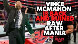 WWE Raw 4323 Review  Vince McMahon RUINS Raw After Wrestlemania ONE OF THE WORST RAWS EVER
