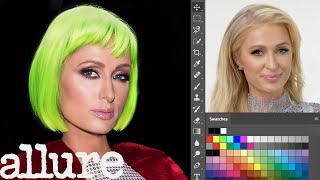 Paris Hilton Photoshops Herself Into 7 Different Looks  Allure