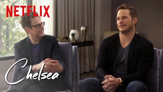 Guardians of the Galaxys Chris Pratt and James Gunn Full Interview  Chelsea  Netflix