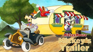 Mickeys Trailer 1938 Disney Cartoon Short Film  Goofy Donald Mickey Mouse
