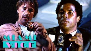 Crockett Meets Tubbs For The First Time  Miami Vice