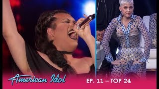 Ada Vox Drag Queen Brings Katy Perry TO HER KNEES  American Idol 2018