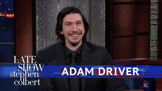 Adam Driver And Stephen Act Out A Star Wars Scene Using Dolls