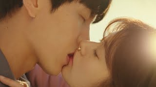 Lee MinkiJung So Min Romantic Sunset Kiss Scene Because This is My First Life