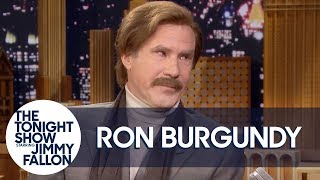 Ron Burgundy Got into a Knife Fight with Kylie Minogue